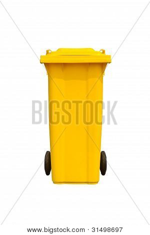 Grande cestino giallo