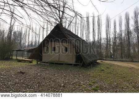 Italian Prehistoric Wood Village Reconstructed Near Verona