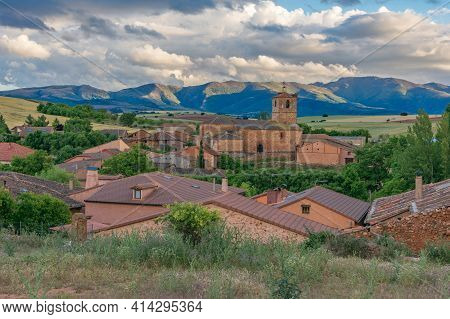 Landscape Of The Town Of Estebanvela In The Ayllon Region (segovia)