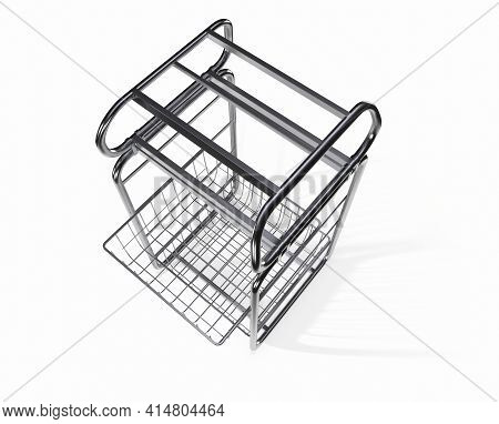Blank Empty Flier Holder Or Display Stand 3d Render