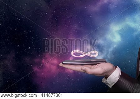 The Concept Of Unlimited Internet In Outer Space.