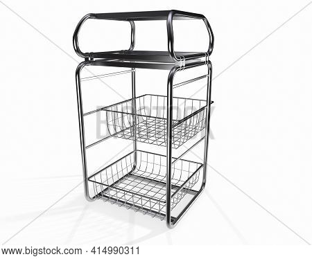 Blank Empty Flier Holder Or Display Stand 3d Render