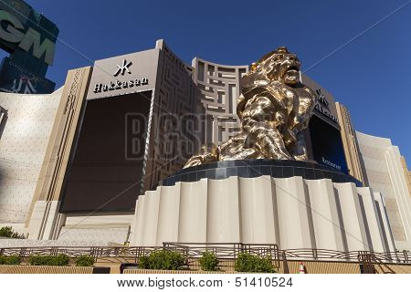 Mgm Entrance In Las Vegas, Nv On May 20, 2013