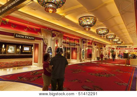 Wynn Hotel Interior In Las Vegas, Nv On August 02, 2013