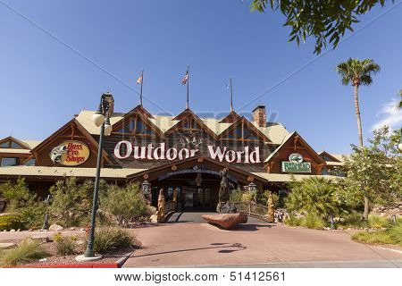 Bass Pro Shop At The Silverton Hotel In Las Vegas, Nv On August 20, 2013