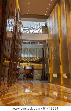 Inside Aria Hotel In Las Vegas, Nv On August 06, 2013