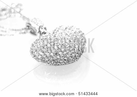Heart Shaped Pendant Close Up
