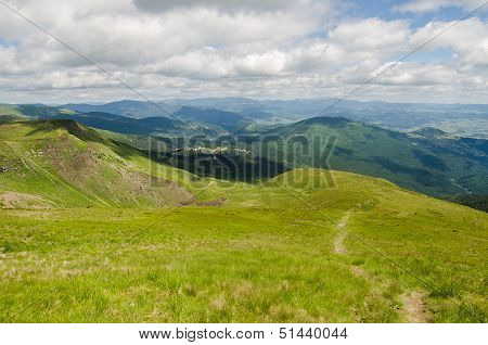Carpathian Mountains next to Dragobrat, Ukraine