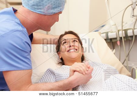 Husband Supporting Wife Through IVF Treatment