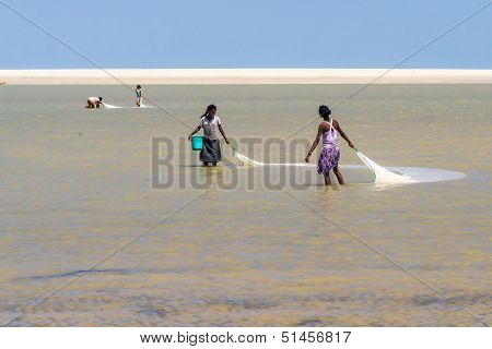 Malagasy Women Fishing