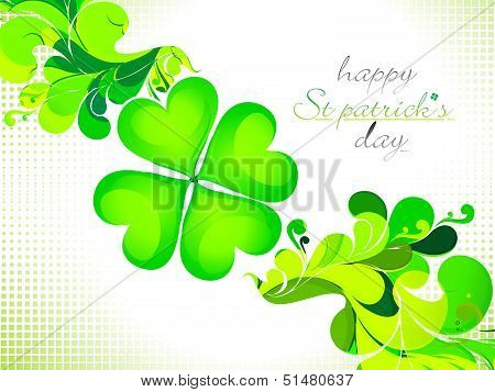 Abstract St Patrick Theme Background
