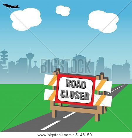 Road closed