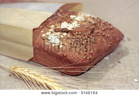 Rye Bread On Canvas