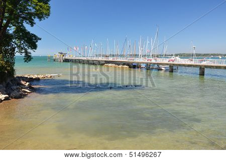 Picturesque haven in Nonnenhorn on Lake Bodensee, Germany