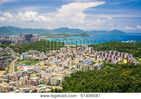 Overview of Sanya city, Hainan Province, China