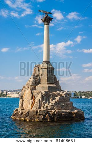 Monument To The Scuttled Warships In Sevastopol