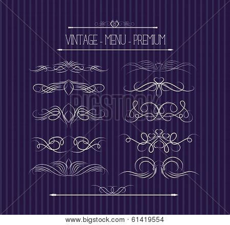 Calligraphic design elements and page decoration