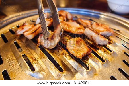 Korean style barbecue meat