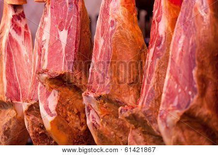 Famous spanish hamon