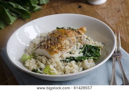 Chicken With Risotto