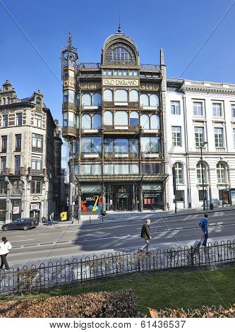 Brussels, Belgium-march 14:musee Des Instruments De Musique Belgium In Brussels On March 14, 2014. 