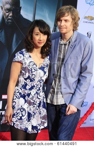 LOS ANGELES - MAR 13:  Maurissa Tancharoen, Jed Whedon at the 
