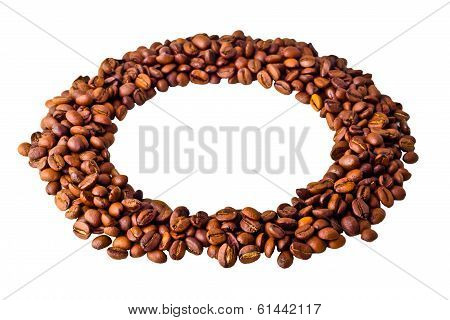 Circle from Coffee beans