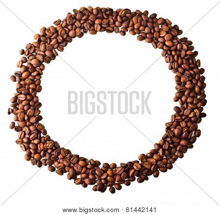 Circle from Coffee beans