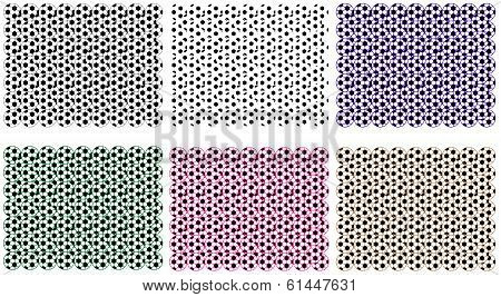 Different colored background with ball