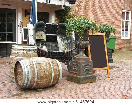 Restaurant in the Dutch town of Heusden Netherlands