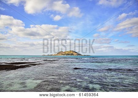 View From Hyeopjae Beach In Jeju Island, Korea