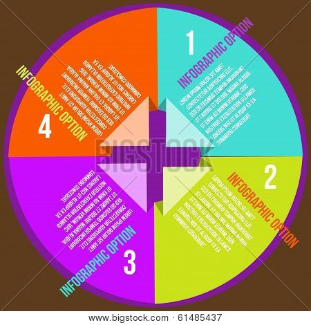 circle concepts with icons infographics