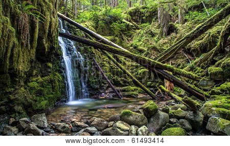 Beautiful Waterfall British Columbia