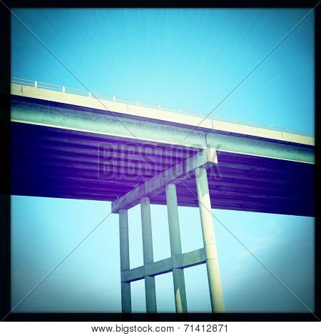 Instagram filtered image of a bridge over the Currituck Sound, North Carolina