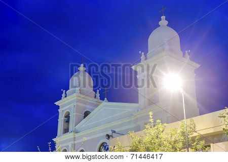 Church In Cafayate In Salta Argentina.