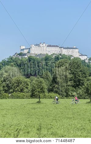 Hohensalzburg Castle (festung Hohensalzburg) At Salzburg, Austri
