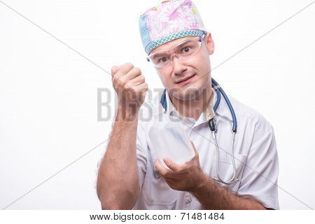Hard work of doctors