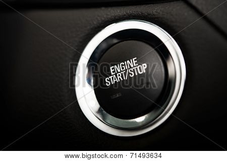 Car Engine Start Button