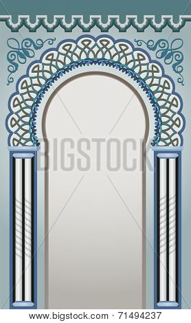 Vector Illustration of Decorative Arc - eps 10