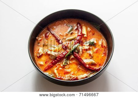 Chicken Tomyum The Favourite Spicy Food In Thailand
