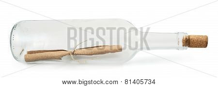 Bottle with a message inside