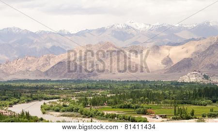 Thikse Monastery In Himalayas