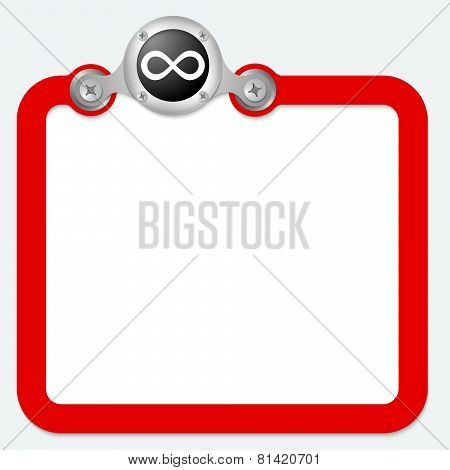 Red Frame And Infinity