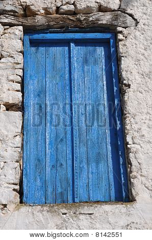 porta blu greco