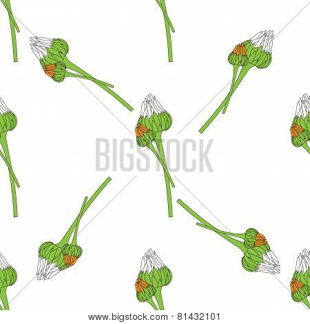 floral seamless background vector