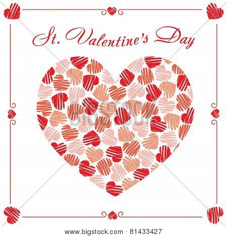 St Valentine's Day postcard