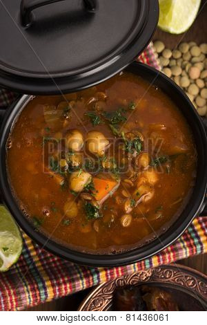Moroccan Traditional Soup - Harira, The Traditional Berber Soup Of Morocco