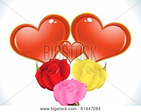 Abstract Artistic Valentine Background