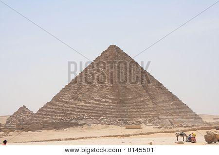 Egyptian pyramid.