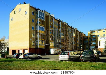 Vilnius City Pasilaiciai District At Autumn Time